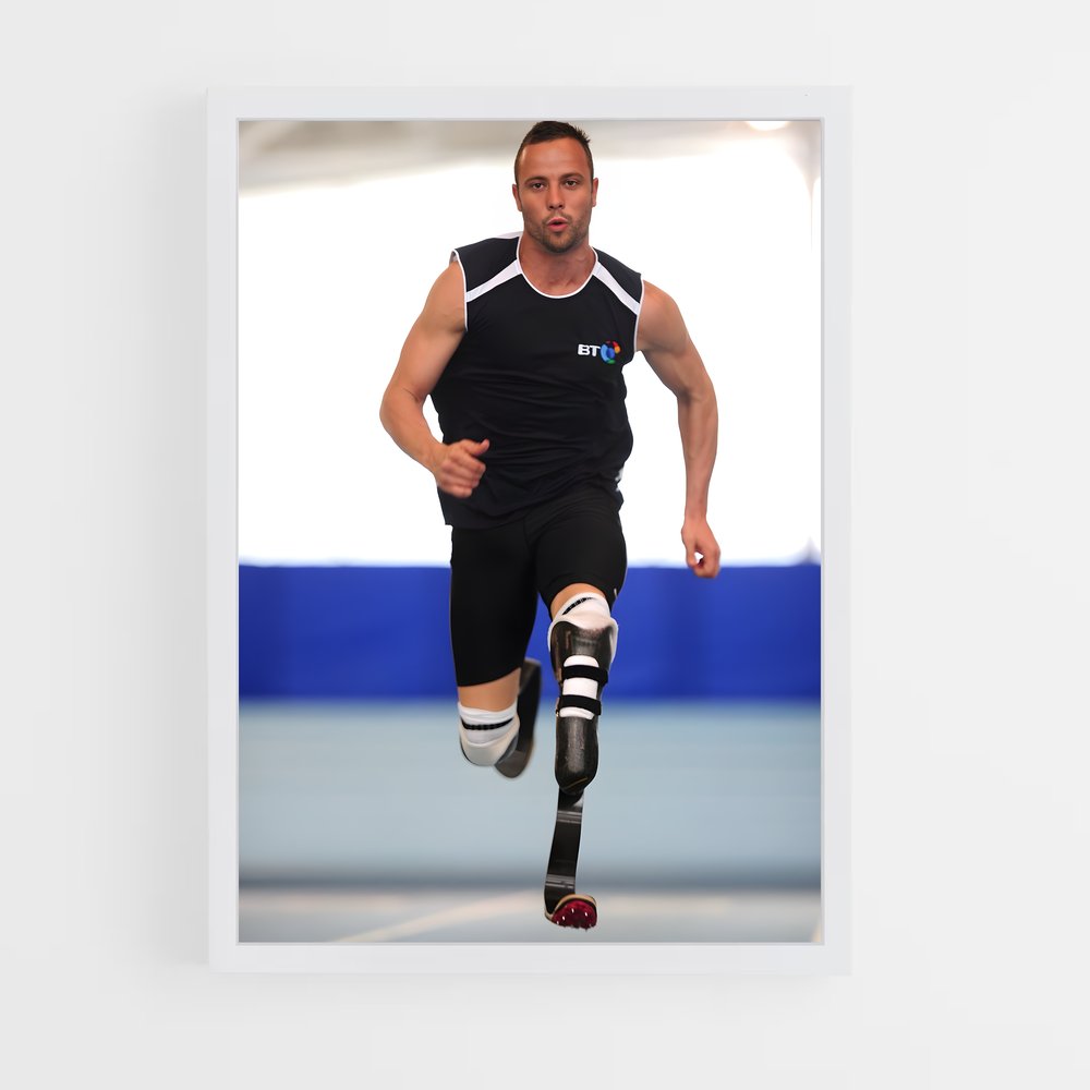 Poster L'Homme à la Course – affiche Jeux Olympiques (vue 3)